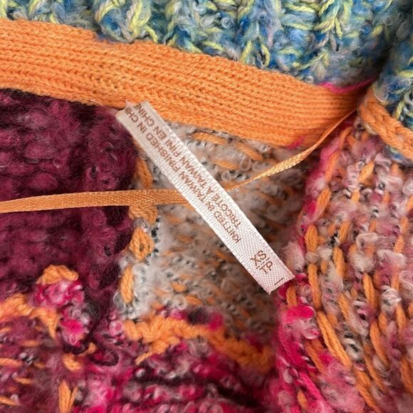 FREE PEOPLE Daydreamer Open-Front Cardigan - Orchid Cloud Combo - Picture 7 of 15